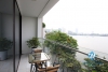 A lake view 2 bedroom apartment for rent in Yen phu village, Tay ho, Ha noi